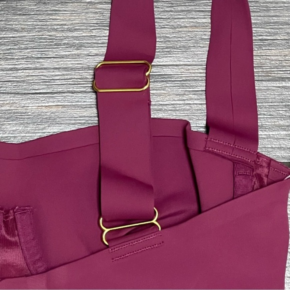 NWT $48 Free People Naomi Longline Bra XS or Small Dried Rose Pink - Picture 8 of 16